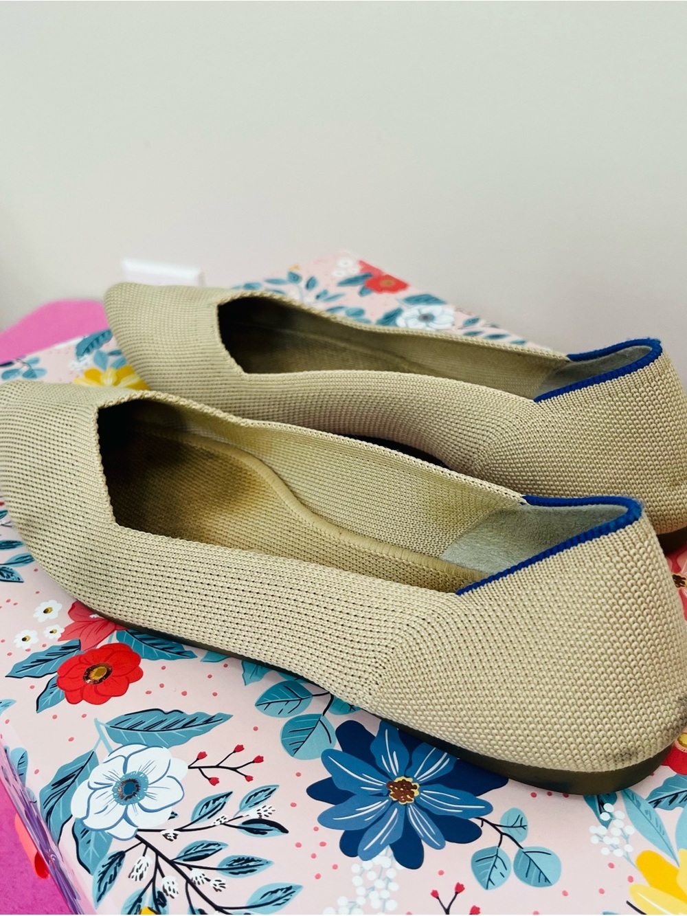 Rothy’s The Point flats in Ecru - Picture 5 of 6